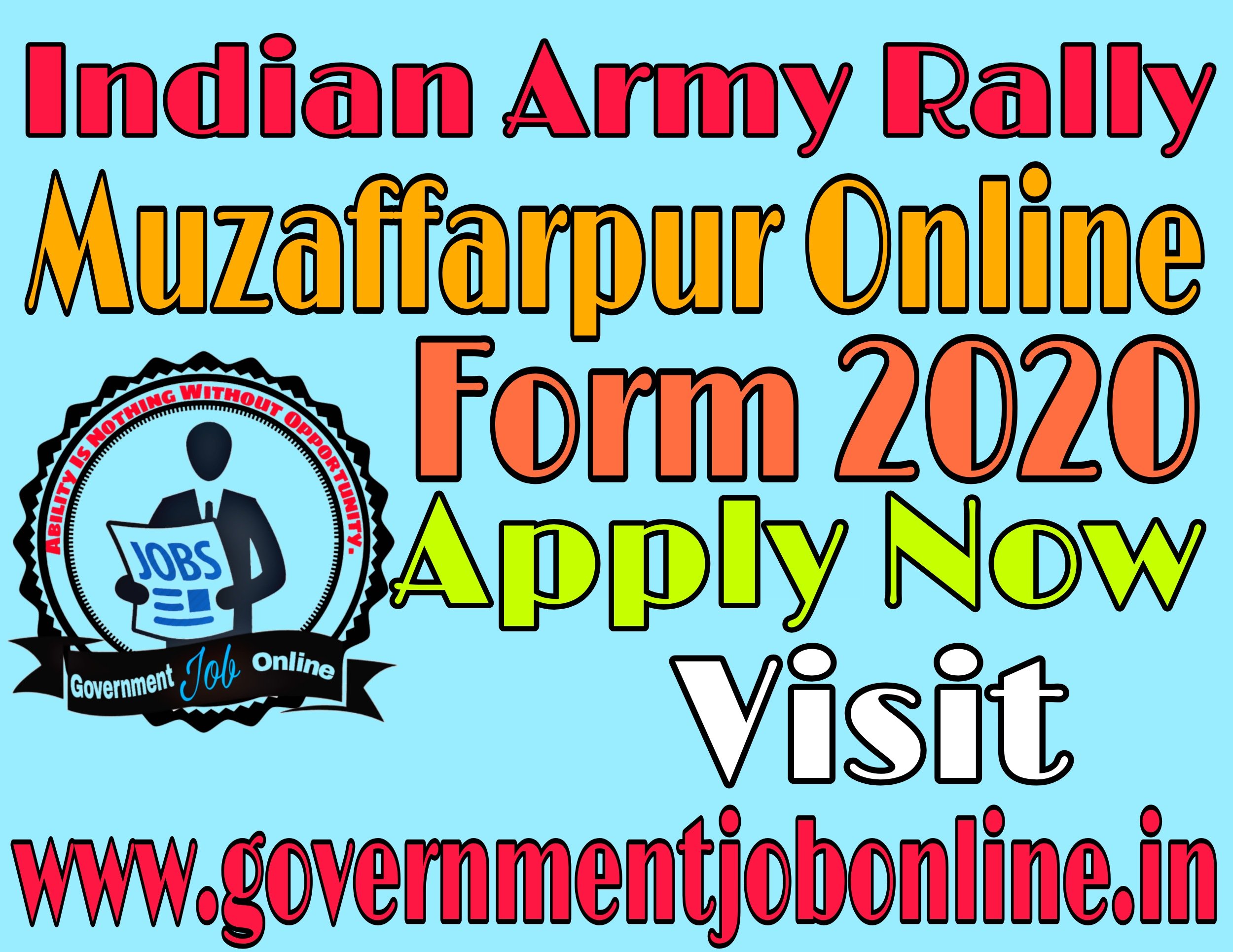 Indian Army Rally Muzaffarpur, Gaya, Kahitar Online Form 2020
