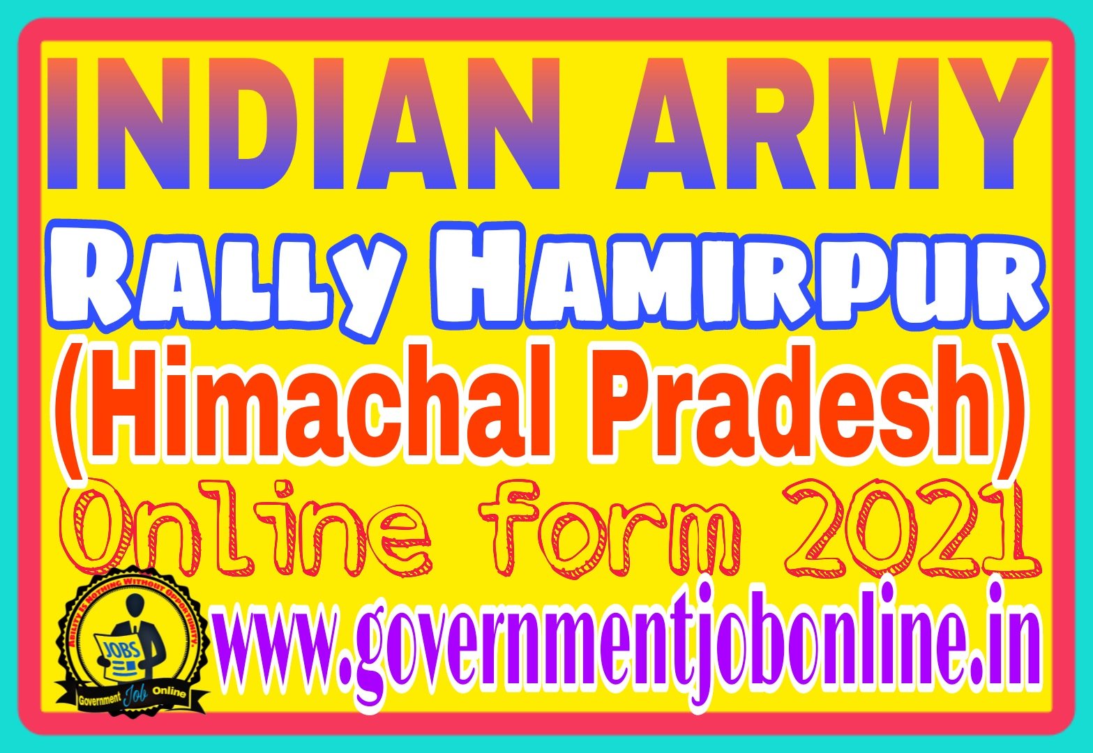 Indian Army Rally Himachal Pradesh Online Form 2020