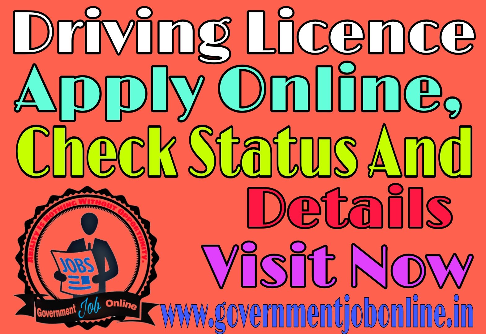 Driving Licence Apply Online, Check Status And Details