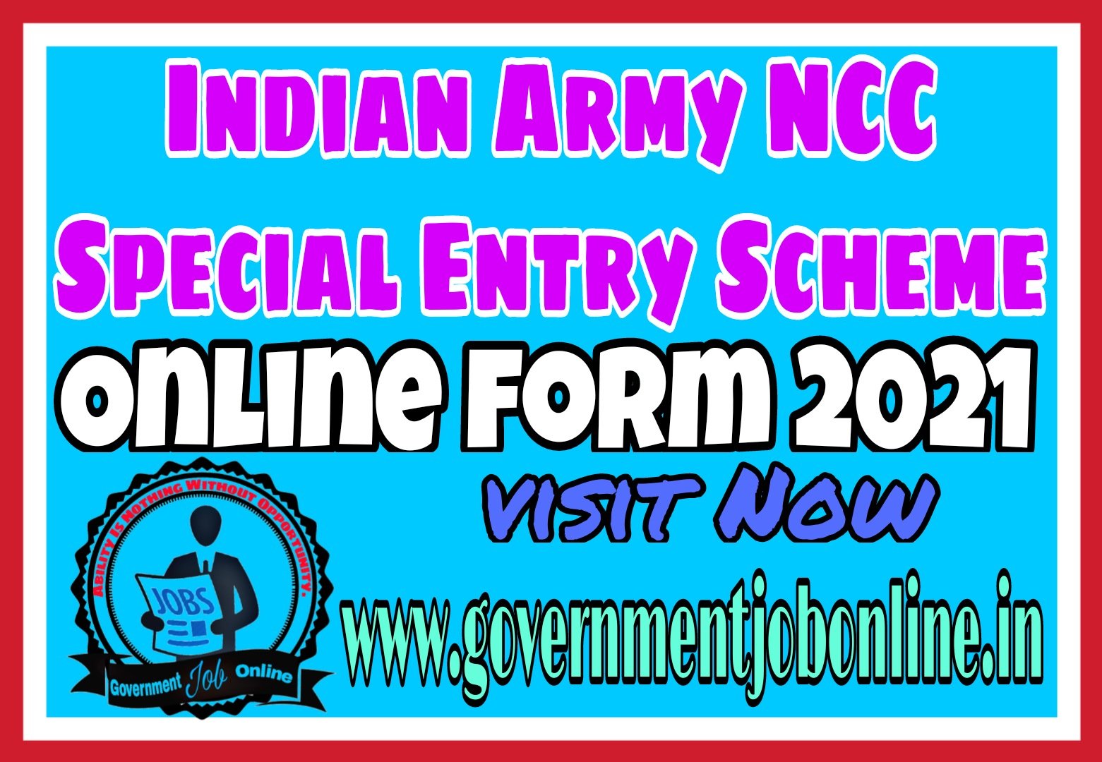 Indian Army NCC Special Entry Online Form