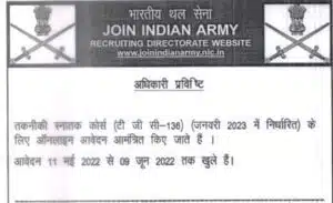 Indian Army TGC 137 Online Form 2022 Indian Army TGC 137 Online Form 2022