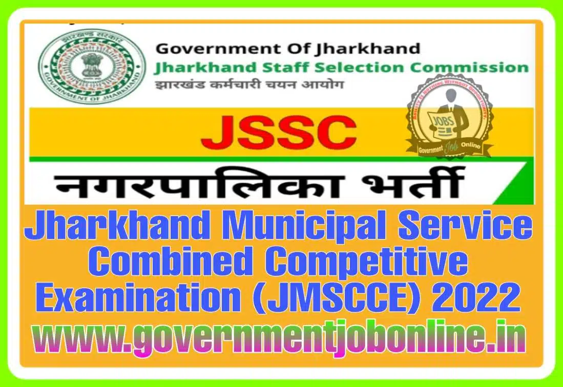 JSSC Nagar Palika Vacancy 2023 Jharkhand JSSC Municipal Service Recruitment 2023 For 921 Post