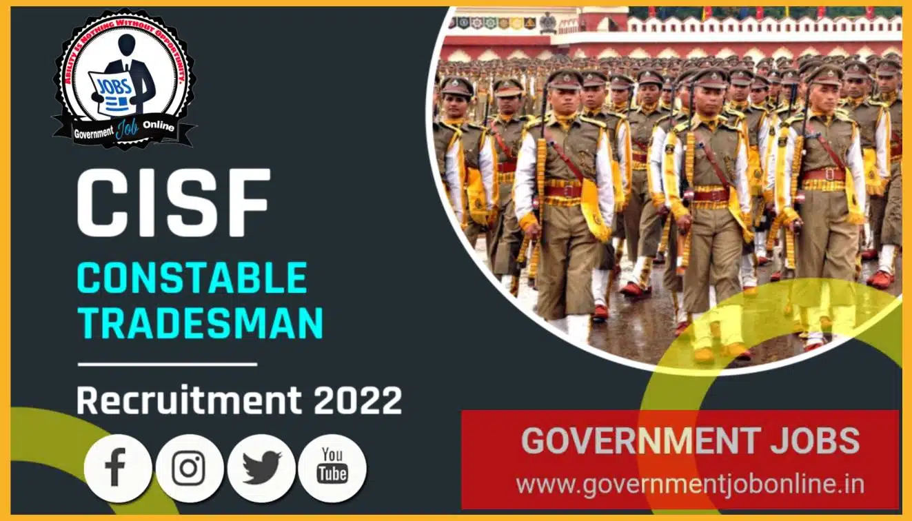 CISF Constable Tradesman 2022 DME Admit Card 1 CISF Constable Tradesman 2022 Online Form