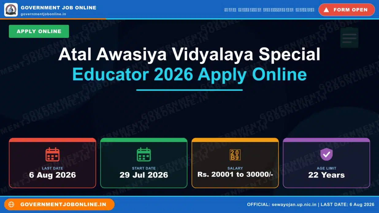Atal Awasiya Vidyalaya Special Educator 2026 Apply Online 1 Atal Awasiya Vidyalaya Special Educator 2026 Apply Online