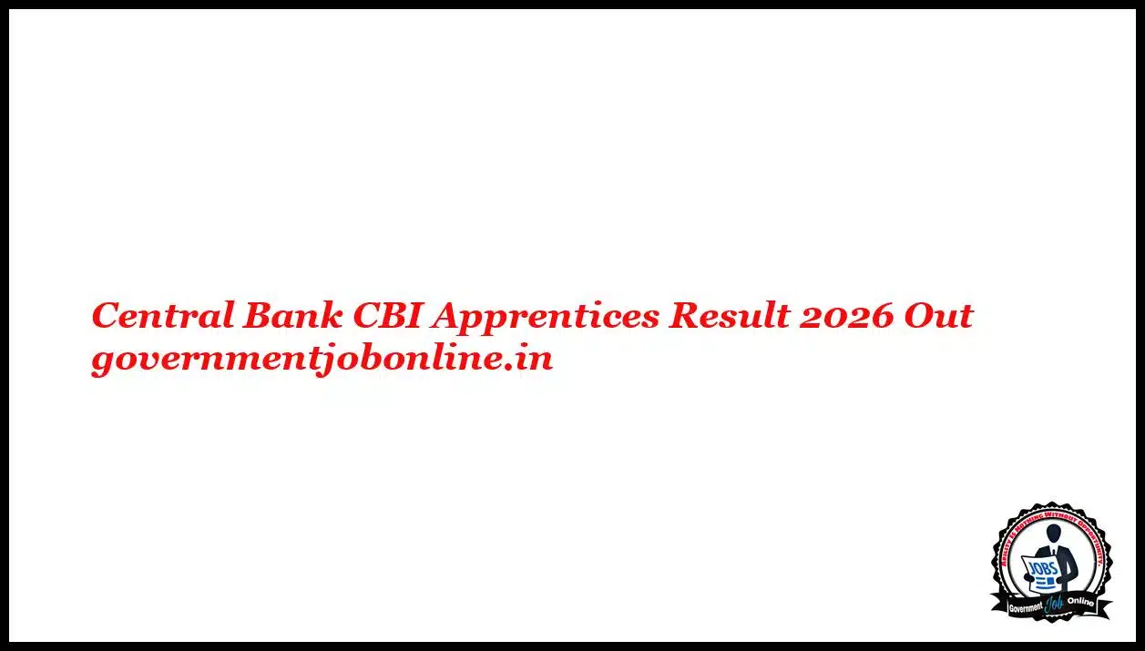 Central Bank CBI Apprentices Result 2026 Out 1 Central Bank CBI Apprentices Result 2026 Out