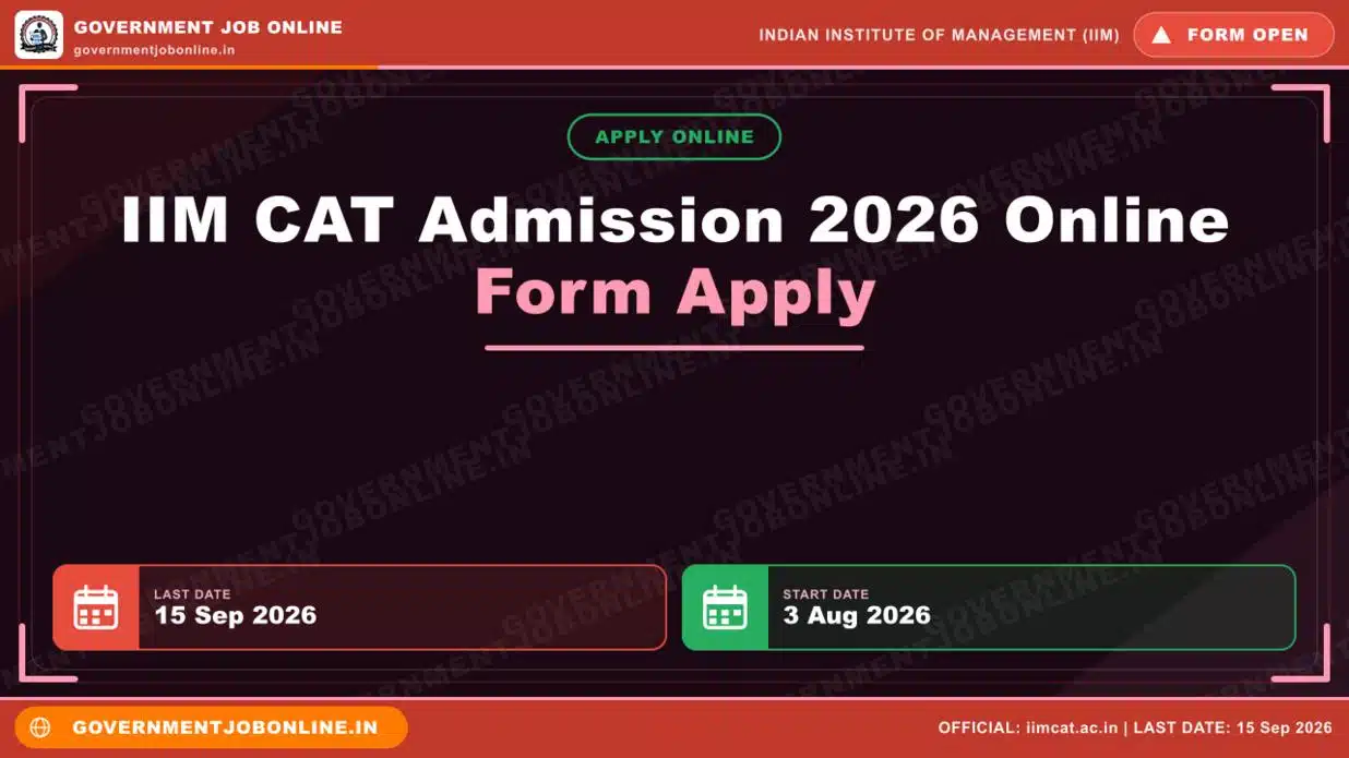 IIM CAT Admission 2026 Online Form Apply IIM CAT Admission 2026 Online Form Apply
