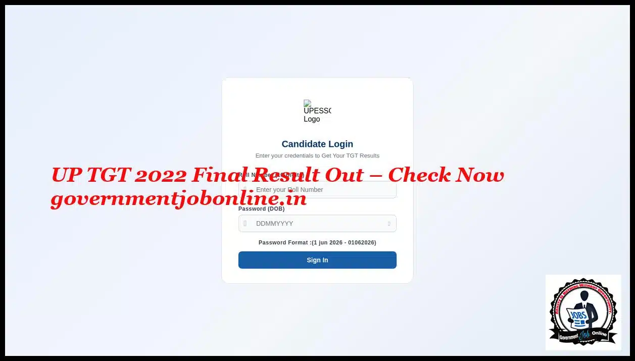 UP TGT 2022 Final Result Out – Check Now 1 UP TGT 2022 Final Result Out – Check Now