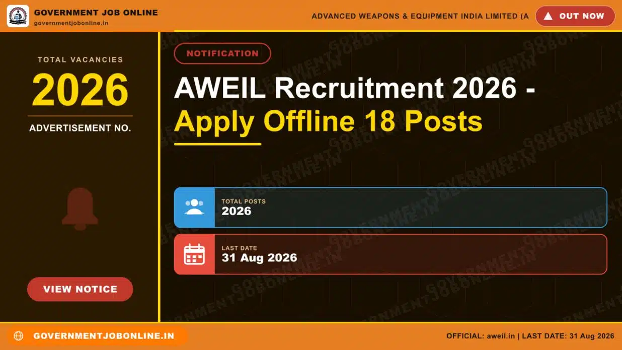 AWEIL Recruitment 2026 - Apply Offline for 18 Posts 1 AWEIL Recruitment 2026 - Apply Offline for 18 Posts