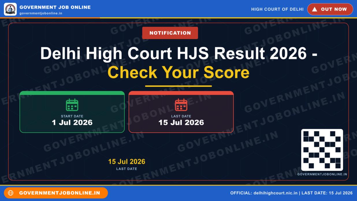 Delhi High Court HJS Result 2026 – Check Your Score 1 Delhi High Court HJS Result 2026 – Check Your Score
