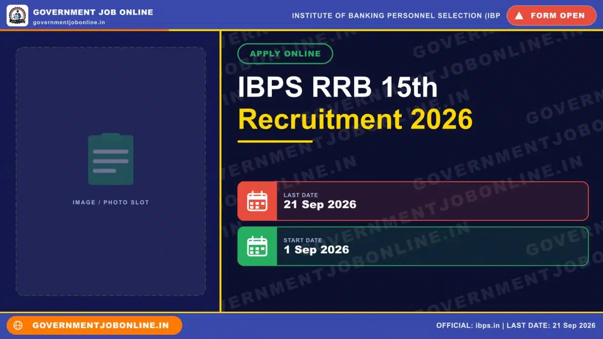 IBPS RRB 15th Recruitment 2026 - Apply Online IBPS RRB 15th Recruitment 2026 - Apply Online