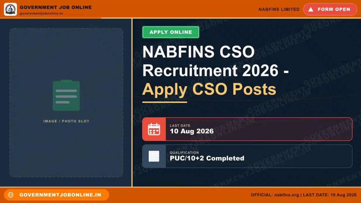 NABFINS CSO Recruitment 2026 - Apply for CSO Posts 1 NABFINS CSO Recruitment 2026 - Apply for CSO Posts