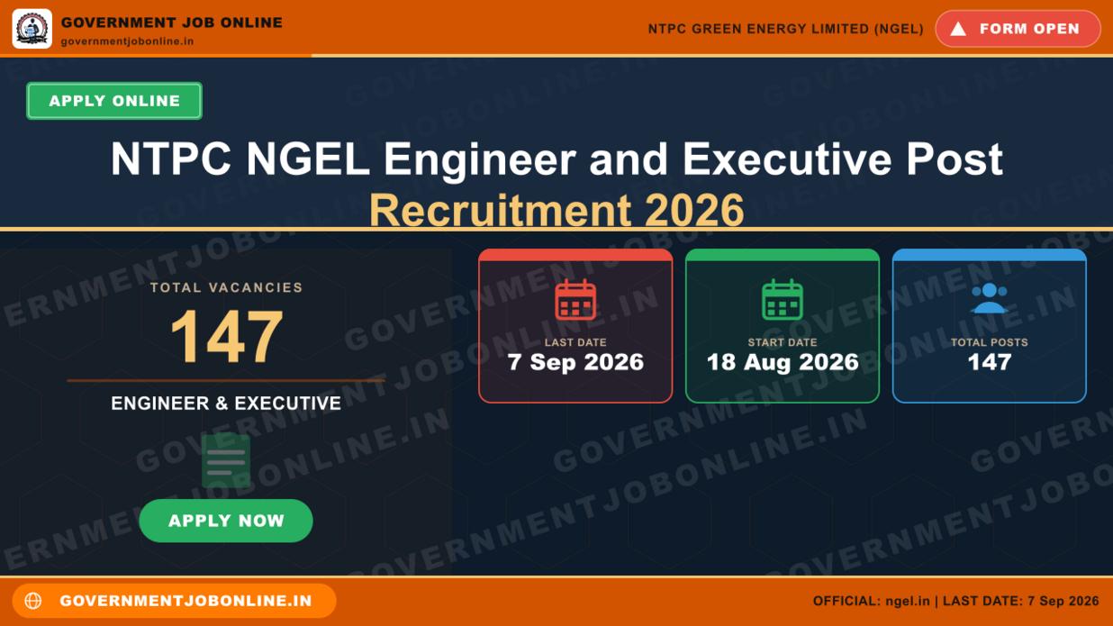 NTPC NGEL Engineer and Executive Post Recruitment 2026 NTPC NGEL Engineer and Executive Post Recruitment 2026