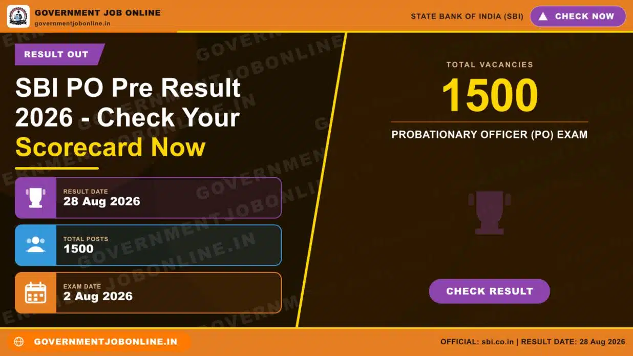 SBI PO Pre Result 2026 – Check Your Scorecard Now 1 SBI PO Pre Result 2026 – Check Your Scorecard Now