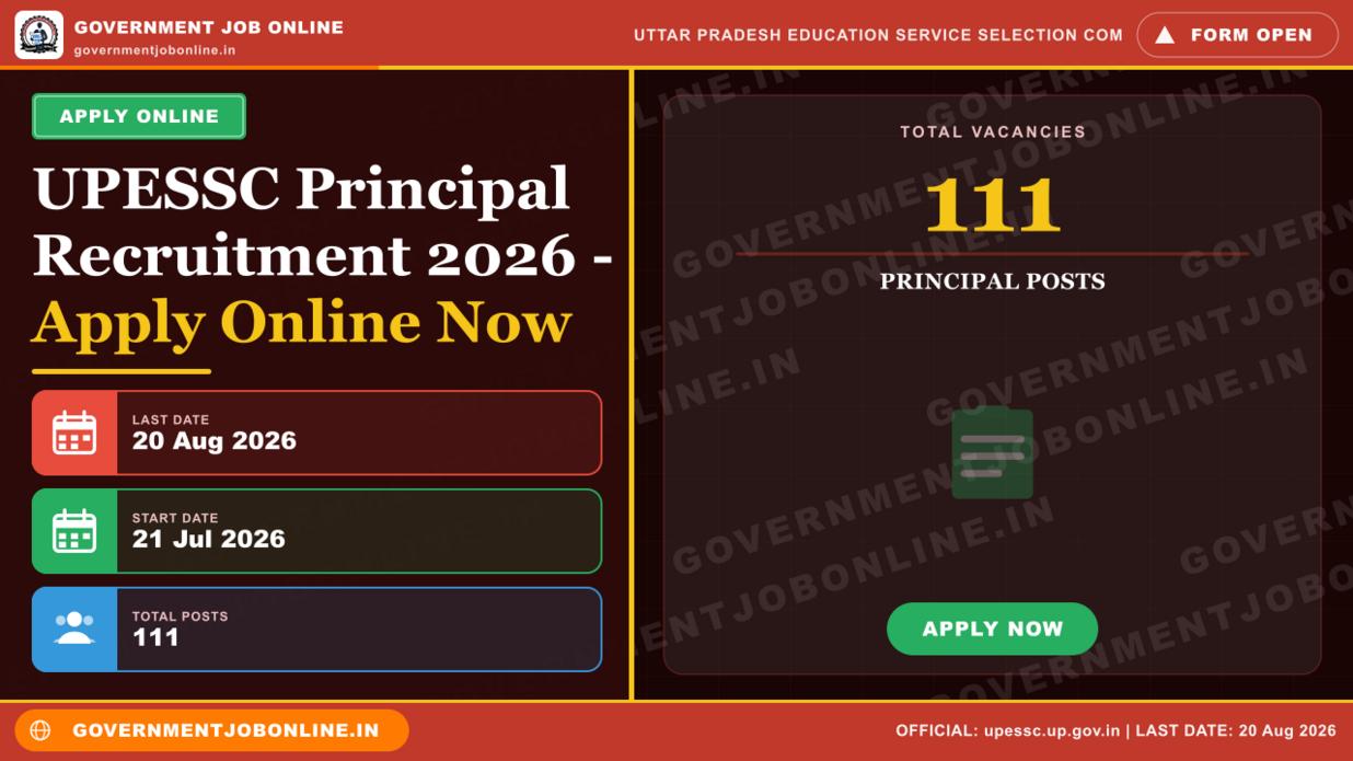 UPESSC Principal Recruitment 2026 – Apply Online Now 1 UPESSC Principal Recruitment 2026 – Apply Online Now