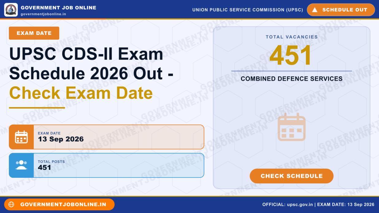 UPSC CDS-II Exam Schedule 2026 Out - Check Exam Date 1 UPSC CDS-II Exam Schedule 2026 Out - Check Exam Date