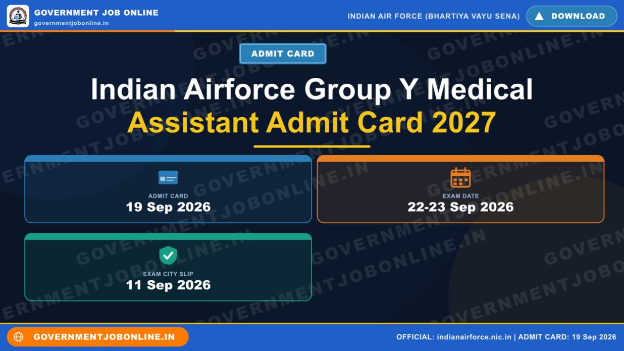 Indian Airforce Group Y Medical Assistant Admit Card 2027 1 Indian Airforce Group Y Medical Assistant Admit Card 2027