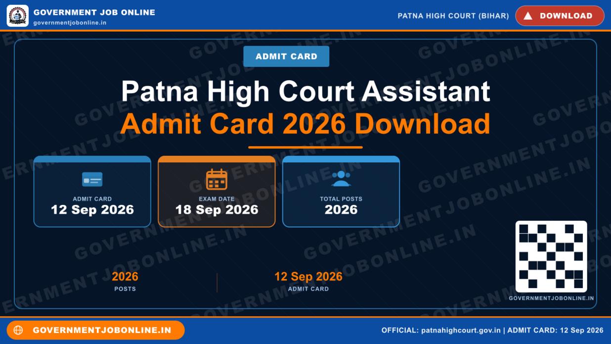 Patna High Court Assistant Admit Card 2026 Download 1 Patna High Court Assistant Admit Card 2026 Download