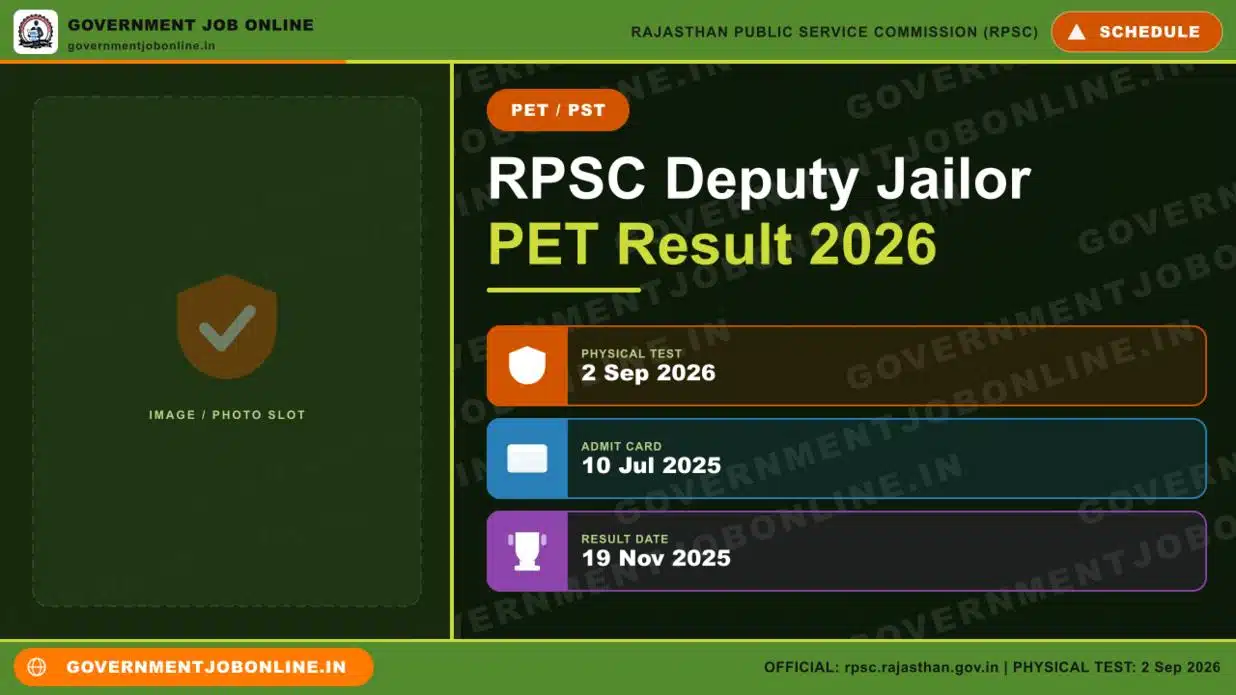 RPSC Deputy Jailor PET Result 2026 – Check Now 1 RPSC Deputy Jailor PET Result 2026 – Check Now