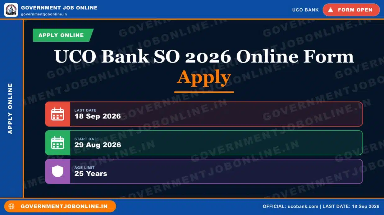 UCO Bank SO 2026 Online Form Apply 1 UCO Bank SO 2026 Online Form Apply