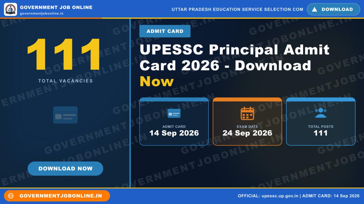 UPESSC Principal Admit Card 2026 – Download Now 1 UPESSC Principal Admit Card 2026 – Download Now