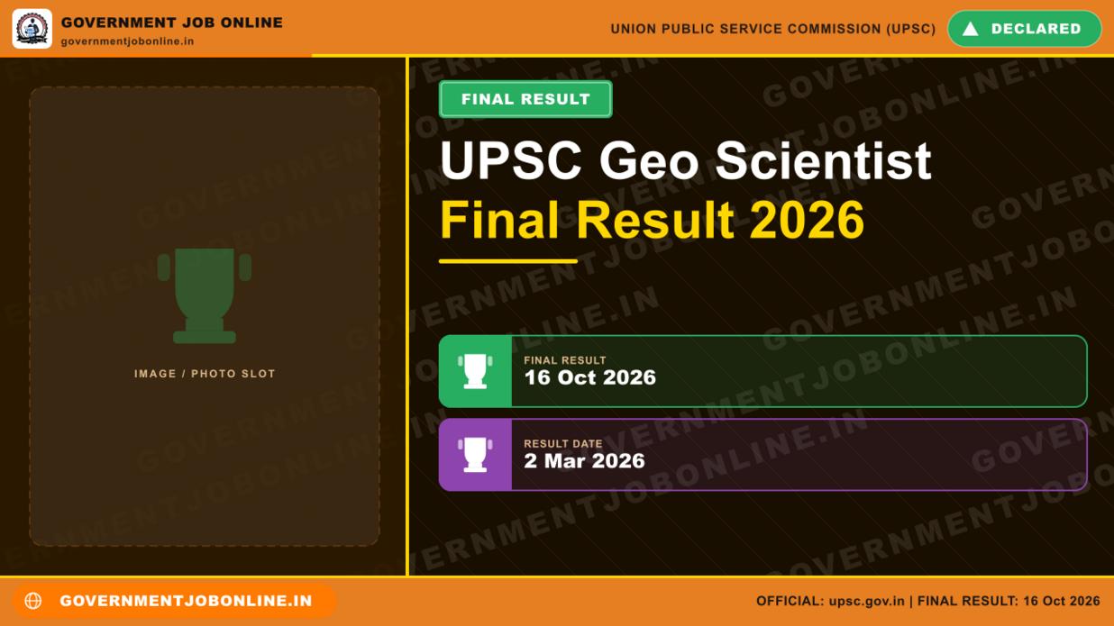 UPSC Geo Scientist Final Result 2026 – Check Now 1 UPSC Geo Scientist Final Result 2026 – Check Now