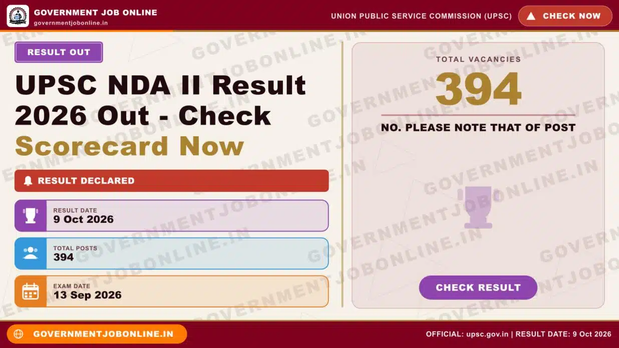 UPSC NDA II Result 2026 Out – Check Scorecard Now 1 UPSC NDA II Result 2026 Out – Check Scorecard Now